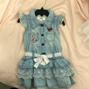 Baby girls denim dress 24 month